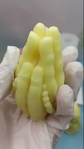 สวดมนต์แม่พิมพ์มือสำหรับทำสบู่ช็อคโกแลตมัฟฟินมูสตกแต่งขนมฟองดองเค้กด้านบน