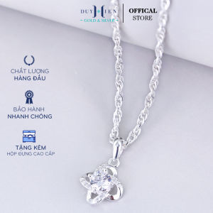 Dây Chuyền Bạc Nữ S990 Nguyên Chất Hình Love Knot Nhỏ Xinh Ý Nghĩa Thiết Kế Hiện Đại Trẻ Trung Bắt Mắt - Duy Hiển