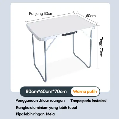 Meja Makan Lipat Meja Lipat Portable Meja Lipat Koper Meja Koper Aluminium meja Portable
