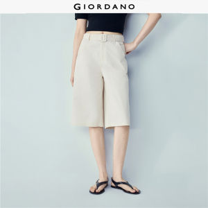 Giordano Beau Monde Women Women Pure Cotton Casual Pants Free Shipping 13426310