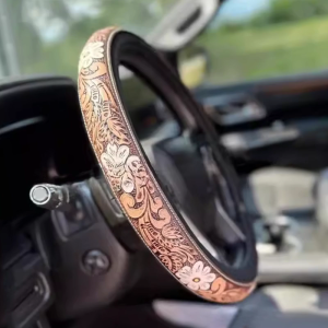 Artistic Western Fashion Steering Cover Strengthened Grip Management Easy Denial Tool Arrange