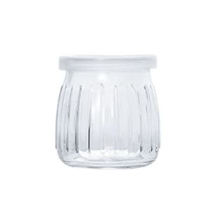 NCNC(OKDEALS01) Transparent Pudding Glass Jar Mini Glass Mousse Drinking Bottle Favor Jars 100/150/200ml Yogurt Bottle Kitchen