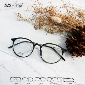 Kacamata Bulat Korea Blueray Minus Antiradiasi Style Hijab