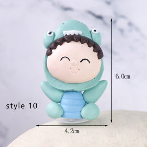 【Ready Stock】Clay Dinosaur Cake Topper For Birthday Party Decorations