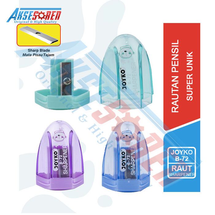 Rautan Pensil Joyko [1 Pcs/Random] / Serutan Pinsil / Kerokan Pencil / Penyerut Pengsil / Pengserut Pesil / Pencil Sharpener