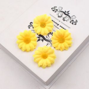 10Pcs Silk Sunflower Artificial Daisy Flowers Head for Wedding Party Home Decor DIY Christmas Decoration Wreath Fake Flower