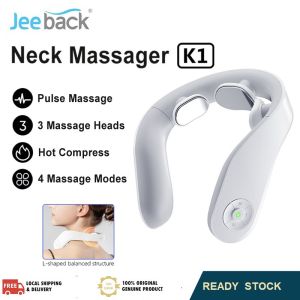 Jeeback K1 Wireless Spine Neck Massager TENS Pulse Heating Vibrate
