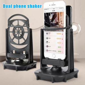 Dual Phone Mobile Phone Shaker Desk Walking Swing Shaker Mobile Phone Stand Holder Shake Step Shake Step Earning Swing Device