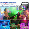 Laser Light Disco Light Led Disco Party Stage Light Sound Activated Projector Lamp With Remote Control Lampu Disco Bilik. 