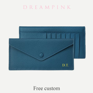 Custom Name Genuine Leather Women Wallet Long Envelope Lady Clutch Purse Cowhide Personalize Letters Travel Card Holder Wallet2026