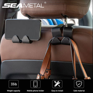 Multifunctional Car Seat Headrest Hook 4pcs Car Back Seat Headrest Hanger Holder Hooks