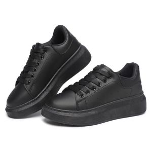 Sepatu Sekolah Wanita Hitam Polos Bertali Termurah Bisa COD Gratis Ongkir Yuki Series MS076