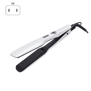 Wide Plate Hair Straightener LCD Displayed Ceramic Flat Iron Straightening Iron for Women Lady Hair Styling Salon