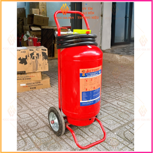 {Có Kiểm Định}Bình chữa cháy xe đẩy bột ABC 35kg VICTORY– MFTZL35 dùng cho nhà xe kho xưởng