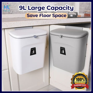 Wall hanging garbage can kitchen cabinet wall hanging trash can with sliding cover anti-odor trash can