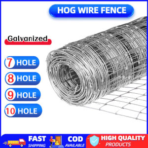 Galvanized Hog Wire 25M Goat Wire Goat Fencing Farm Bakod Harang 7Holes 8Holes 9Holes 10Holes
