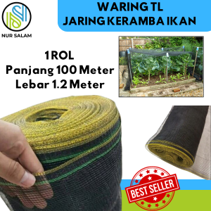 WARING TL ( 1 ROLL ) PANJANG 100 Meter x Lebar 12 meter Waring Taman