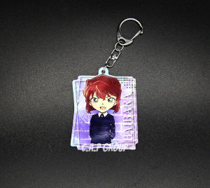 Móc khóa Conan Thám tử lừng danh Haibara Ai Shinichi hình nhân vật truyện tranh anime nhựa Acrylic