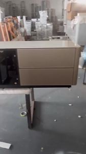 Minimalist Saddle Leather TV Cabinet Modern Nordic Small Apartment Simple High-End Living Room Low Cabinet Slate TV Cabinet