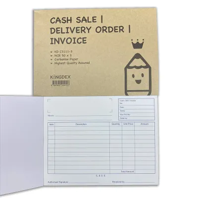 (Bundle of 5/10) Kingdex Cash Sale / Delivery Order / Invoice Book