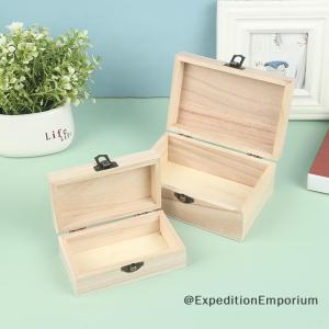 ExpeditionEmporium Wooden Multifunction Case with Lid Jewellery Storage Container Box Home Decor
