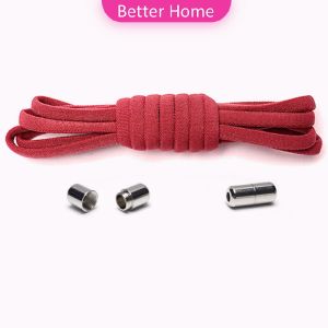 เชือกรองเท้า ไม่ต้องผูก สายยืดหยุ่นได้ดี  Elastic metal shoelace buckle cover