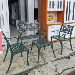 (FREE ONGKIR) Kursi Teras Besi/ Kursi Taman Besi/ Garden Steel Chair/ Outdoor Chair