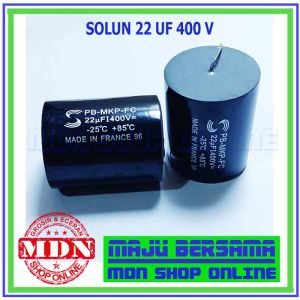 Elco Solun 226 - Kapasitor 22 Uf 400V - Kapasitor Tweeter 2 pcs