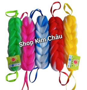 Bông tắm tròn bông tắm dài chà lưng bông tắm tạo bọt màu ngẫu nhiên