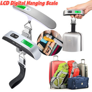 Portable LCD Digital Hanging Scale Luggage Suitcase Baggage Weight Travel Scales with Belt for Electronic Weight Tool