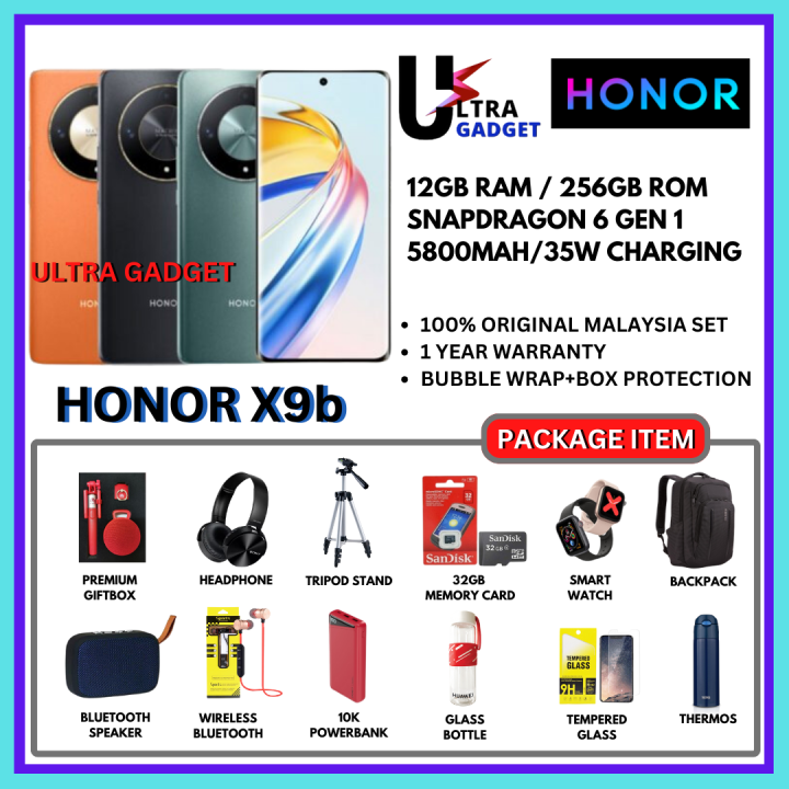 Honor X9b 5G [ 12GB+256GB ] Original Honor Malaysia | Lazada