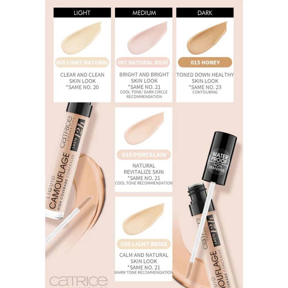 CATRICE Liquid Camouflage High Coverage Concealer Long-lasting