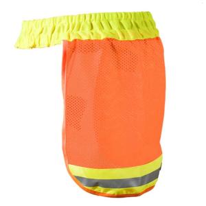 Hard Hat for Sun Shade Neck Shield with Reflective Stripe Mesh High Visibility Cover Protective Hardhat Access