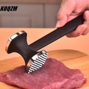 KOQZM Steak Hammer Mallet Double-Sided Zinc Alloy Meat Tenderizer Meat Pounder Maximizes Food Flavor Meat Hammer Steak Meat Cooking