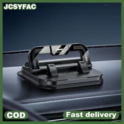JCSYFAC 1pcs Dễ dàng cài đặt xe điện thoại di động chủ 360 ° xoay phổ xe người giữ điện thoại với biển số Bảng điều khiển gắn kết