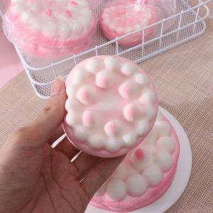Mềm mô phỏng mâm xôi Tart Đồ chơi Squishy cho căng thẳng Relief và vui vẻ