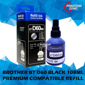 Brother BTD60BK / BTD60BK INK / BTD60 INK Compatible Refill Ink for T310 T510W T420W T710W T810W T910DW T4500DW T4000DW