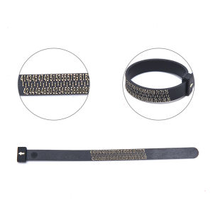 Minwen Ring Sizer US Europe UK Tape Ruler Measuring Finger Jewelry Measure Gauge Tool
