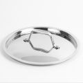 Famco 3.6 Quart Casserole 20cm, Tri-ply stainless steel construction, Rust-resistant, Induction compatible, Aluminum core, Even heating, Everyday use, Good for 8 servings, Double handles, Sleek Timeless design. 