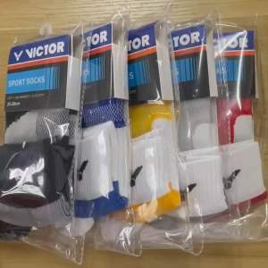 Victory Towel Bottom Badminton Socks Silcon Mens Thickening Wear-resistant Sweat Absorption Breathable Running Socks Womens Long Tube