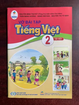 Sách Vở bài tập Tiếng Việt 2- tập một- Cánh Diều (Kèm bìa nilong bao sách)
