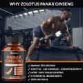 Korean Red Panax Ginseng + Ginkgo Biloba, 2800mg Highest Potency with Ashwagandha, Beetroot, Green Tea Extract, Boost Energy, Mood, Focused Strength, Enhanced Stamina Performance., 120 Capsules. 