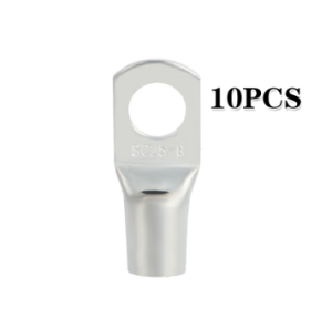10pcs Sc35-8 Copper Lugs Ring Lugs Cable Connectors Sc Series Ring Connector Tinned Copper Terminal