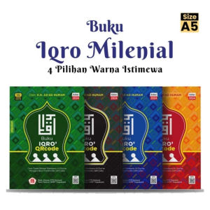 Buku Iqro Milenial QR Code NON LATIN Cara Cepat Belajar Membaca
