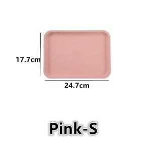 Johor Seller | Pallet Plastic Tray Food Bread Pan Rectangular Storage Household Kitchen Supplies Hotel Service Tray Dessert