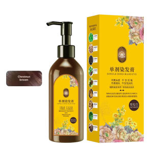 [MUA 1 BÁNH 1]Thuốc Nhuộm Tóc Có Mùi Hoa Phủ 100% Chiết Xuất Thực Vật Thuốc Nhuộm Tóc Thảo Dược Dầu Gội Thuốc Nhuộm Hoa Tóc Thơm 210ML