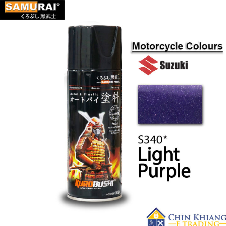 Samurai S340 Suzuki Light Purple Spray Paint 400ml | Lazada