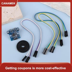 【CANAMEK】 1 Bộ HC-020K tốc độ gấp đôi đo cảm biến mô-đun với quang điện bộ mã hóa Kit Top Đối với Arduino