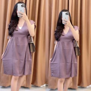 DASTER KEKINIAN RAYON BUSUI KIMONO PENDEK MORIF VANESA HIJAU