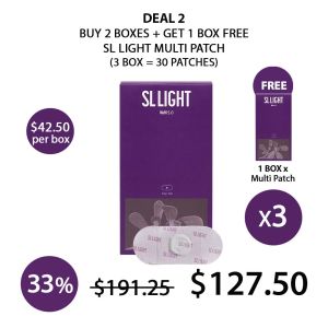 (SL LIGHT) Multi Patch (1 Box = 6.5g X 10 Patches) - COCOMO